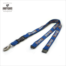 Cordão de azul-marinho Sublimation de corante personalizado para promoção